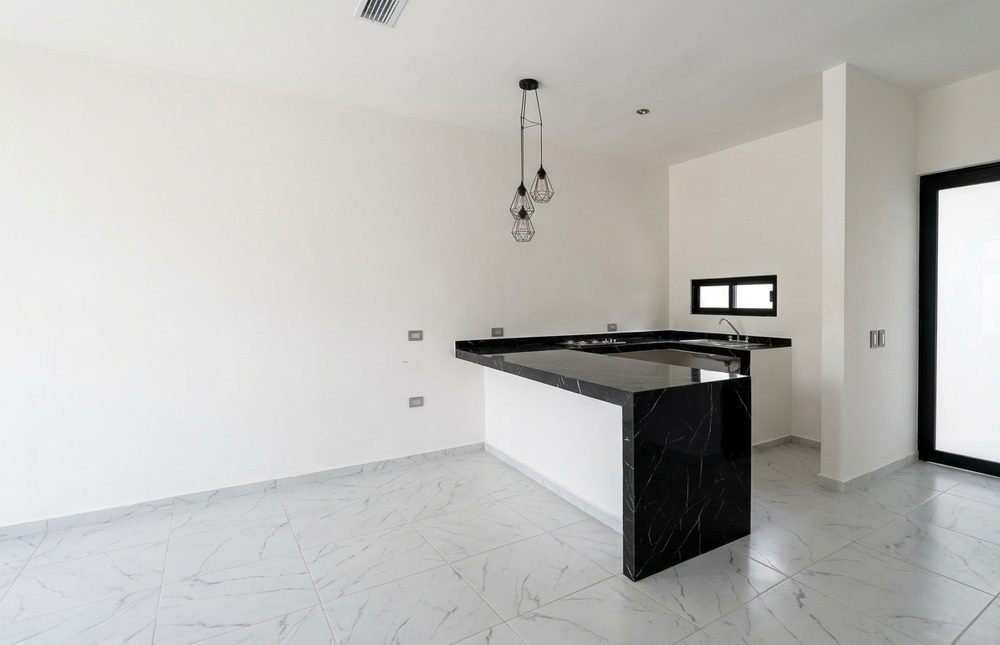 Segundo ángulo de la cocina de la Casa Dalia